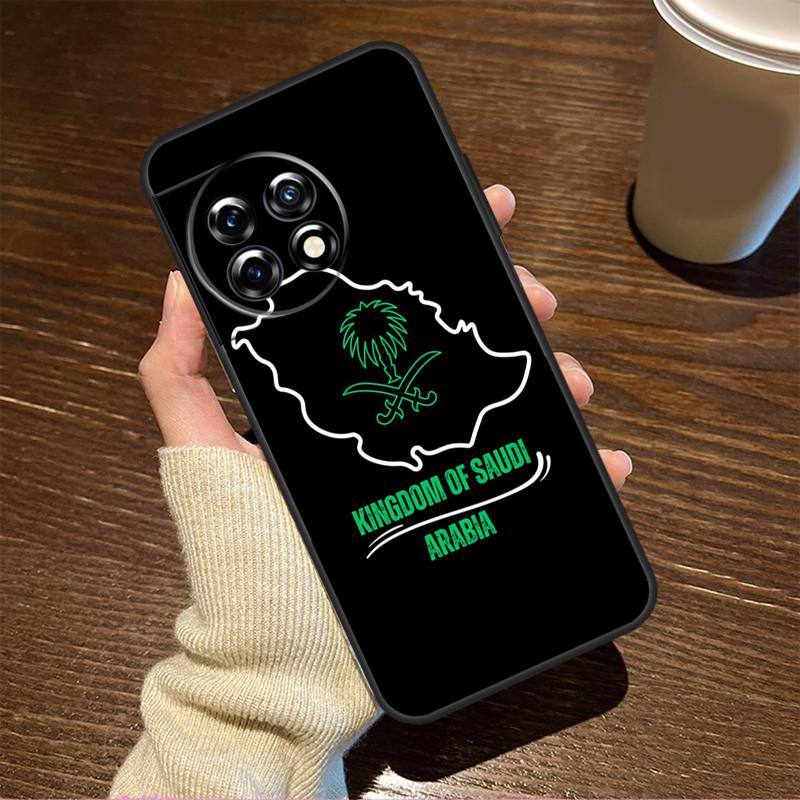Kingdom of Saudi Arabia Flag Case For OnePlus 15R 13R 12R 10R 8T 10T 13T 15 13 12 11 9 10 Pro Nord CE 5 4 3 2 Lite N20 N30
