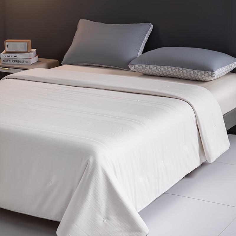 Muji All-Season Cotton Sateen Mulberry Silk Duvet