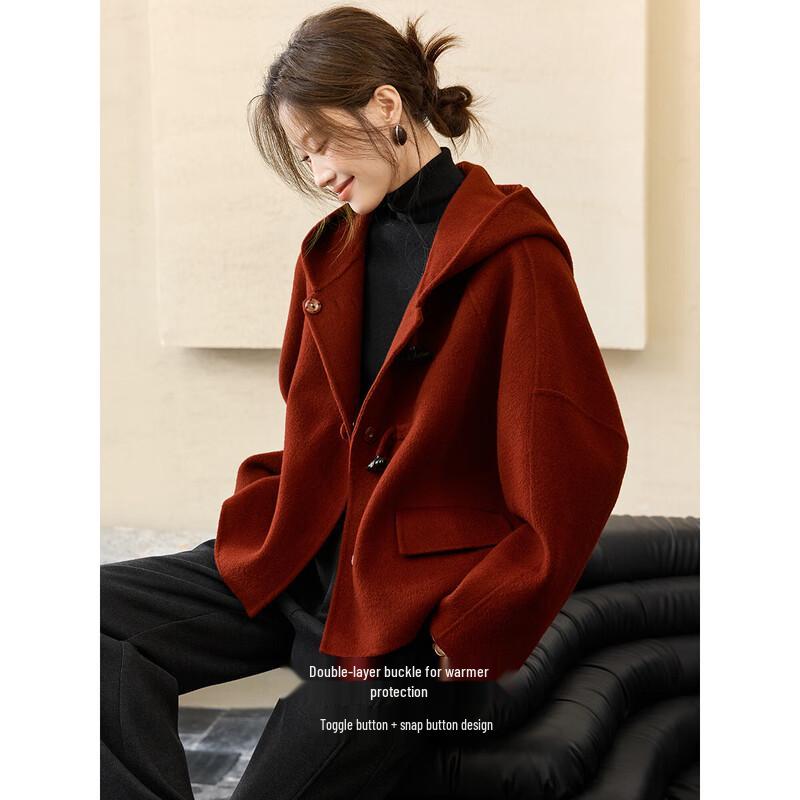 Women's Urban Wanderer Hooded Wool Coat