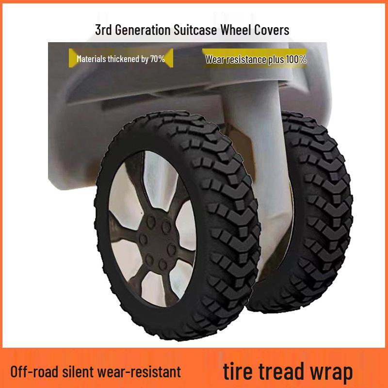 Universal Wheel Protectors: Durable, Anti-Dirty, Anti-Wear Silicone Trolley Suitcase Covers