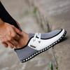 Leder Herren Schuhe Sneakers Trend Casual Schuh Italienische Atmungsaktive Freizeit Herren Sneakers Rutschfeste Schuhe Herren Vulkanisierte Schuhe