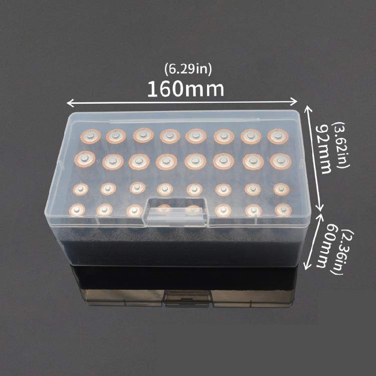 Professional Battery Organiser Box 16 Slot Design Heavy Duty PP Construction For Photographers Tech Users