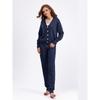 Women Knitted Tracksuit Turtleneck Sweater Casual Suit Autumn Winter 2 Piece Set Knit Pants Sporting Suit Femme Clothing