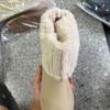 Fashion Women Round Toe Warm Thickened Plush Winter Beige Mid Calf Boots Thick Sole Casual Comfortable Anti Slip Women Snow Boot
