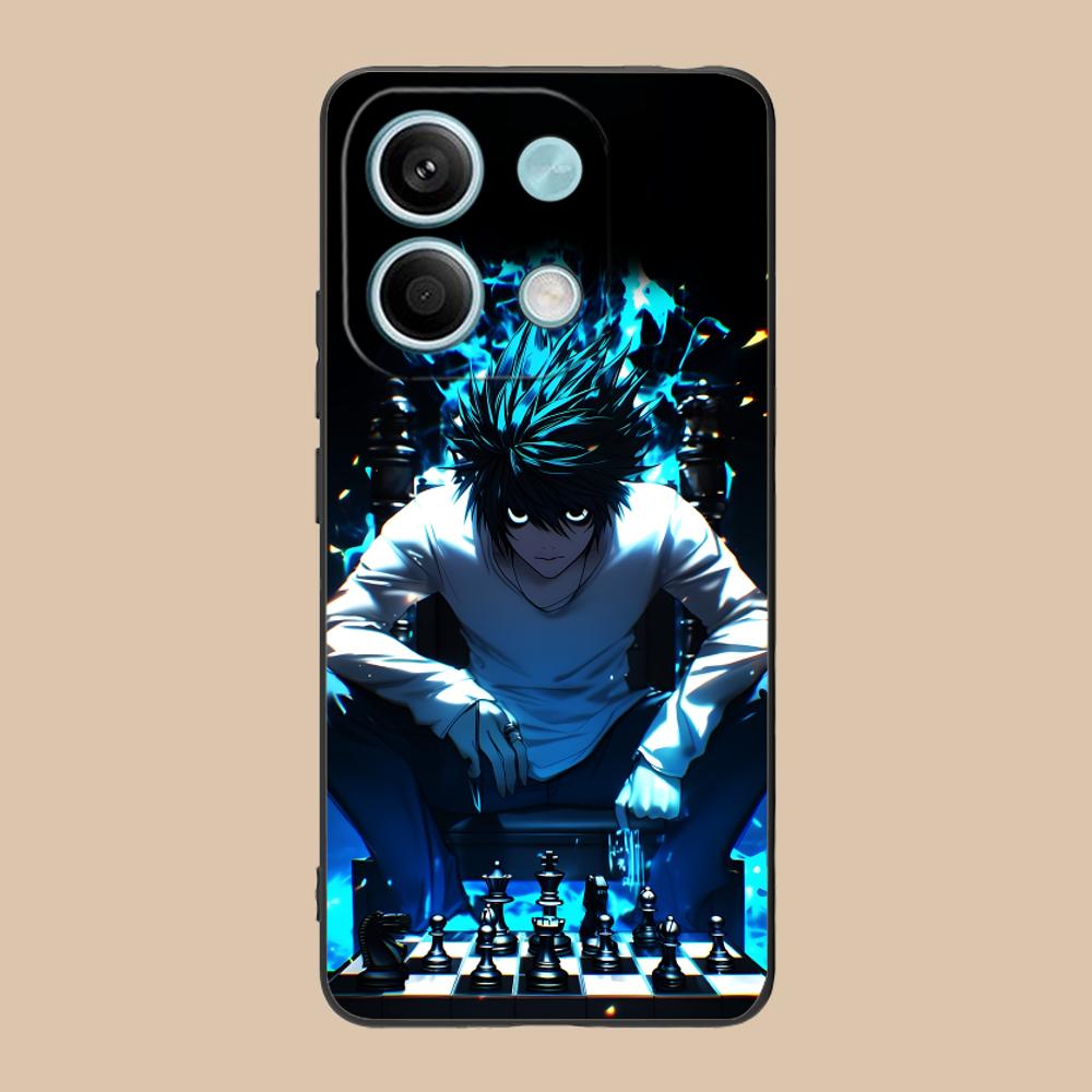 Death Note L Lawliet Mobile Phone Case for Xiaomi 15 14 13 12 Mi 11 T Ultra Lite Pro S X 5G Colorful Printing Cover Cover Pretty