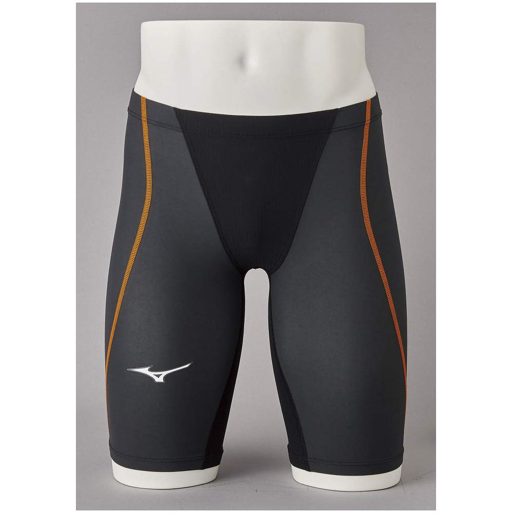 

MIZUNO MX SONIC G3 Racing Half FINA Size 2XS Men s Swimsuit, Spats, Approved, N2MB8511, Gray, серый