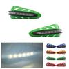 1 Pair Motorcycle Hand Guard Motorbike Turn Signal Light DRL Indicator Cover 7/8" 22mm Dirt Bike Handguard