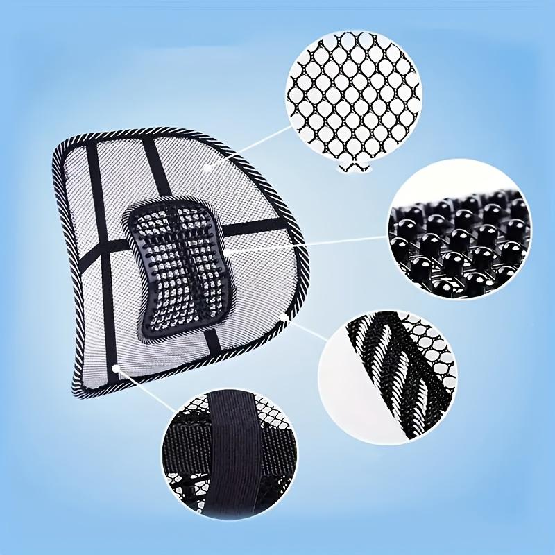 Cushion for The Car Seat,Summer-Friendly,Breathable Lumbar Support,Massage Feature, Back Support,Suitable for Office Use