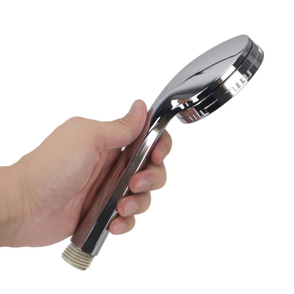 Pressurized Nozzle Shower Head Rainfall Chrome Bath Shower Head 1pc High Pressure Water Saving Spray Nozzle
