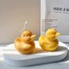 Yellow Little Duck Silicone Candle Mould Cute Animal Quack-quack Handmade Toilet Soap Resin Making Set Painting Plaster Gift
