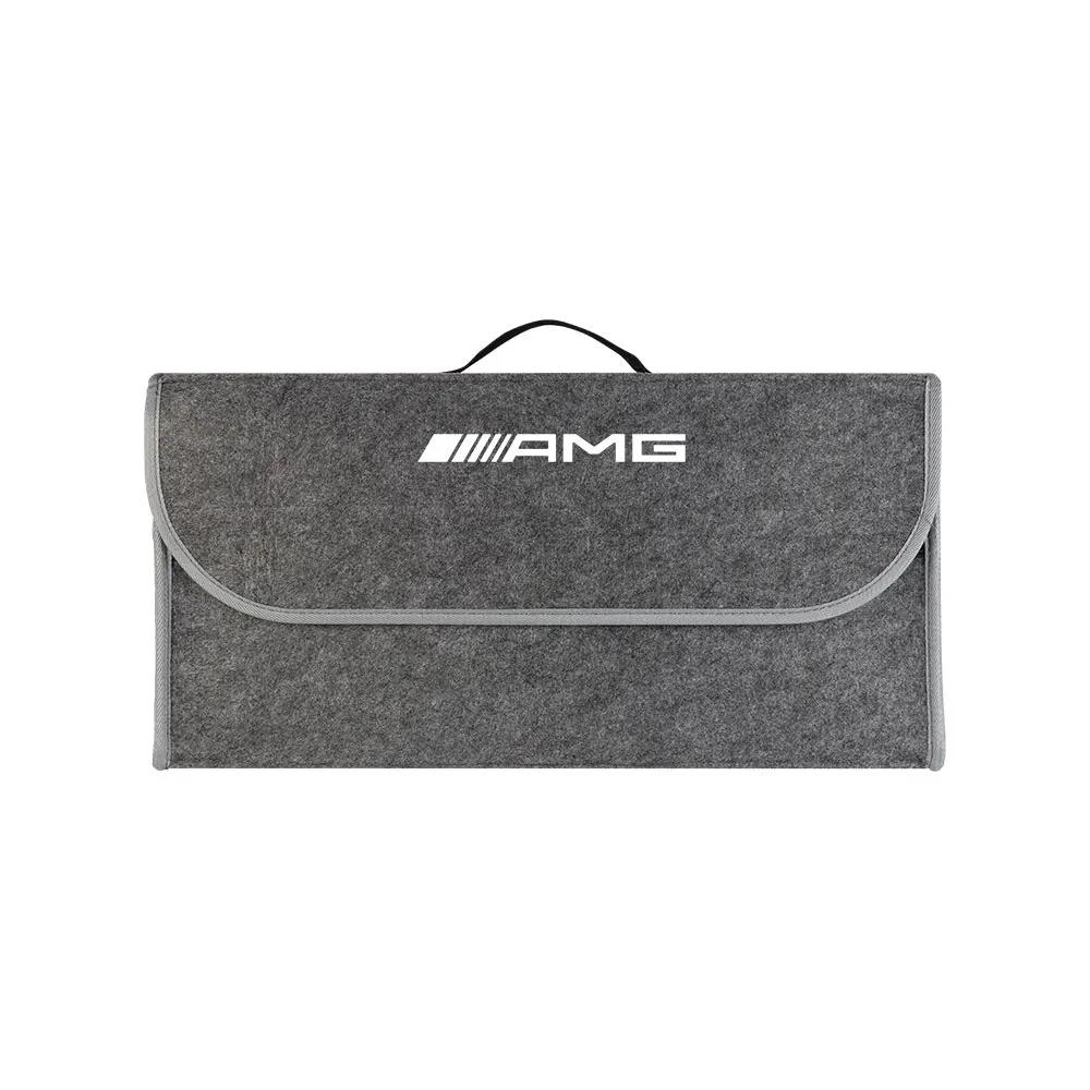 Car Trunk Organizer Box Large Capacity Auto Storage Bag Folding for Mercedes Benz E C G R S Class W176 W204 W212 GLC CLA GLA AMG
