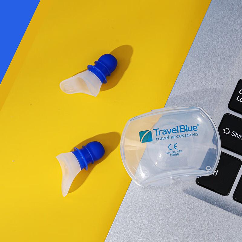 TRAVEL BLUE Professionele oordoppen met geluidsreductie voor de luchtvaart
