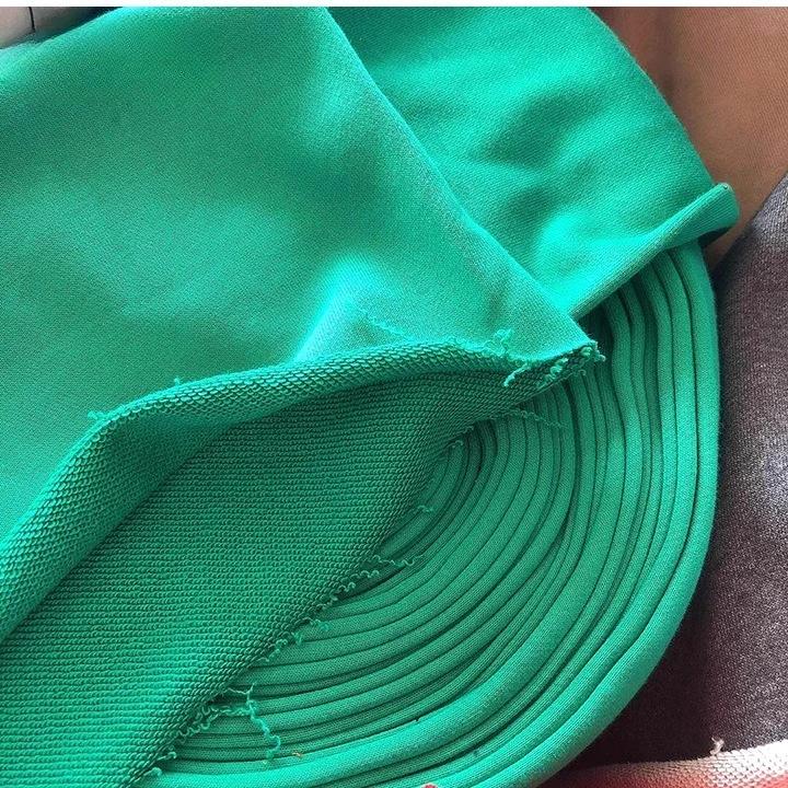 Wide 180cm French Terry Loop Cotton Knitted Fabric Abrasion-Resistant Sweatshirt Sweater Suit Sports Casual Wear Comfortable