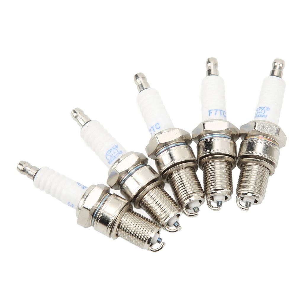5PCs Spark Plug F7TC Replacement for Champion 196cc 6.5HP 3000 3500 4500 Power Equipment