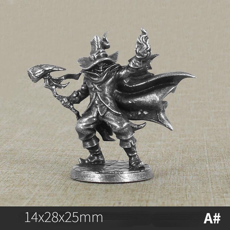 Латунь Белый Солдат Гильдии Авантюристов Фигурки Модели Готовые Настольная Игра Украшение Военные Фигурки Мужчины Мальчики Коллекция Подарки A