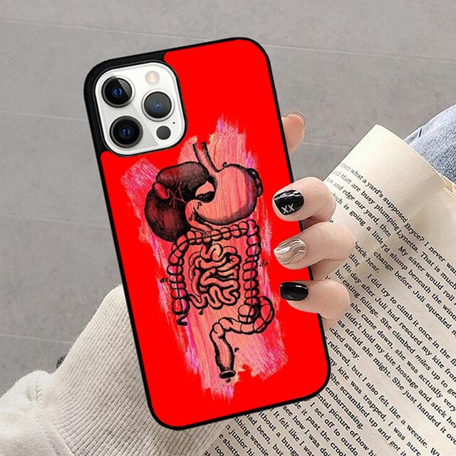 Medical Human Organs Heart Art Phone Case For iPhone 17 Air 16 15 14 13 12 Pro Max Plus Max Cover Shell coque