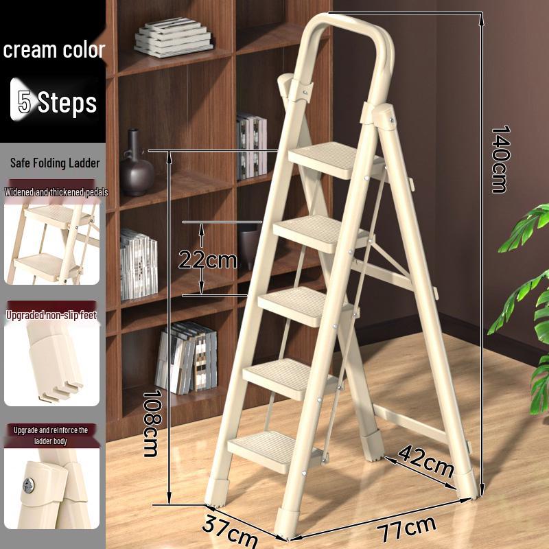 Multifunctional Telescopic Folding A-Frame Ladder – Portable, Lightweight & Indoor Use