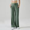 Women's Elastic Baggy High Waist Yoga Pants Summer Sports Lifting Hip Micro Flared Trouser Loose Dance Leggings Solid Sweatpants