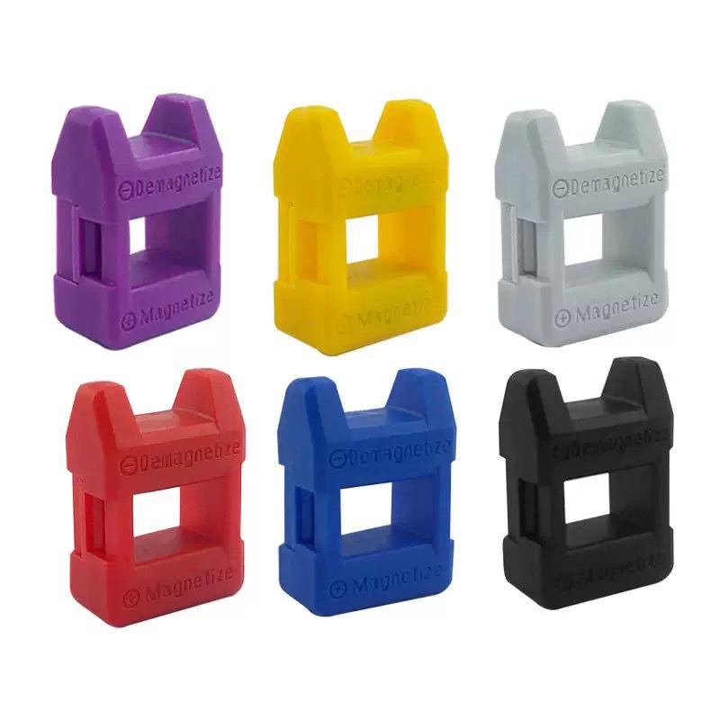 Magnetic Phillips & Flathead Screwdriver Bits with Quick Magnetizer/Demagnetizer.