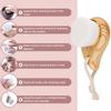 Wooden Handle Super Soft Fiber Face Cleaning Brush Facial Care Massager Brush