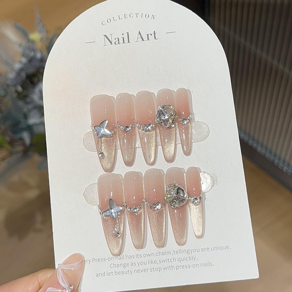 Pure Desire Peach Nude Side Wide Ray Chasing Cat Eye Atmosphere Wear Armor