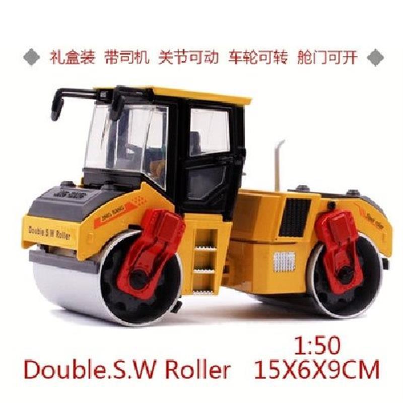 1:50 Shovel Road Roller Bulldozer Model Alloy Engineering Vehicle Model Toy In Stock Boys Gift B252