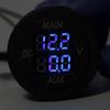 10-60V LED Digital Dual Voltmeter for Car Motocycle Voltage Meter Volt Detector