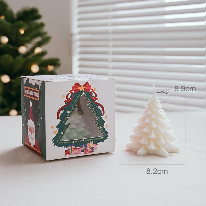 Christmas Tree Scented Candles Holiday Scented Birthday Gift Creative Fragrance