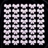 40 Stuks Kleurrijke Creatieve Strikknoppen Hars Modieuze Strikknoopjes Zoete Leuke Ruitjes Streepjes Knoppen Kleding Accessoires
