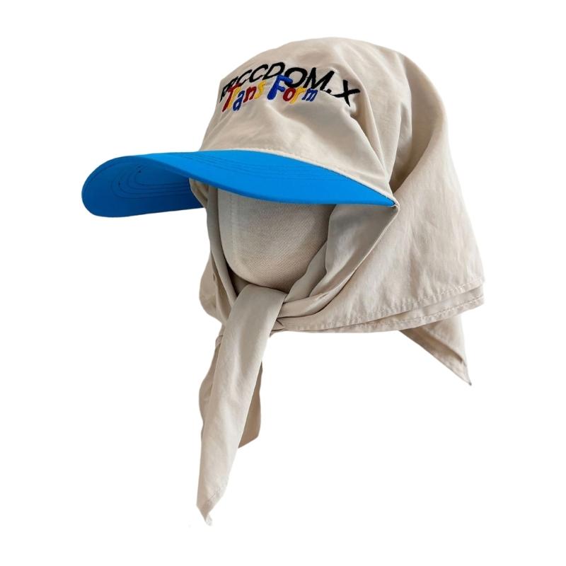 Wide Brimmed Baseball Hat Sun Hat Outdoor Hat Curved Brimmed Kerchief for Exercise Baseball Hat Headwear