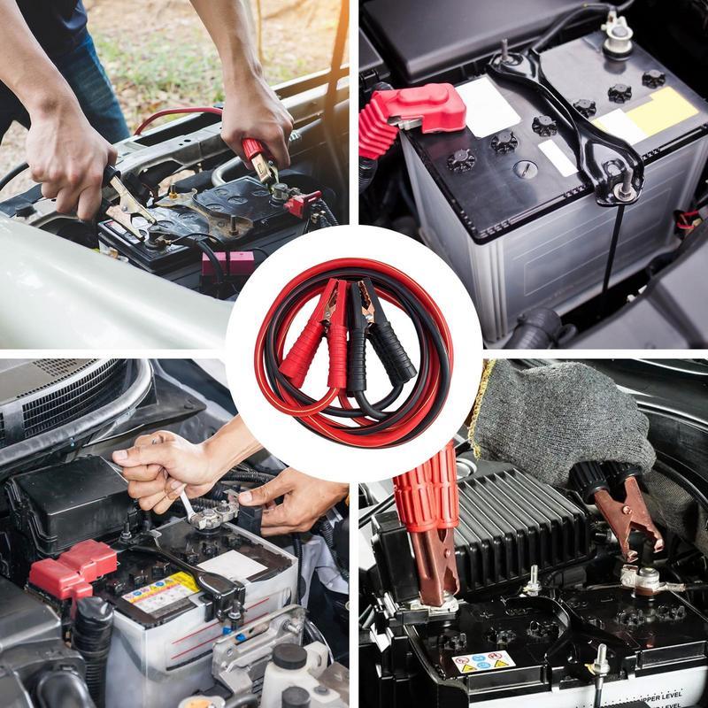 Car Cables Jump Start Jump Starter Cable For Car Battery Heavy Duty Automotive Booster Cables With Stable Current Safe Car