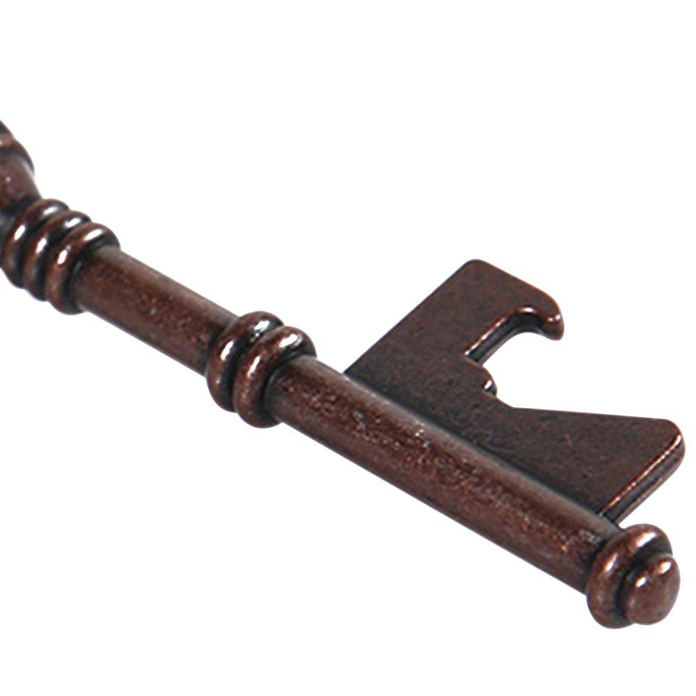 Mentální tvar klíče Otvírák na láhve Přenosný bronzový/stříbrný přívěsek na klíče Otvírák na pivo Barware Kuchyňské pomůcky