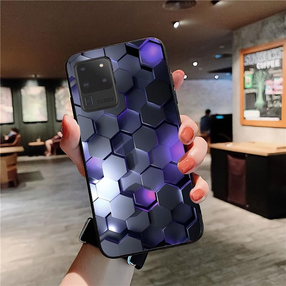 Luxury Geometry Cool Phone Case For Samsung S 9 10 20 21 22 23 30 23plus Lite Ultra FE S10lite Fundas