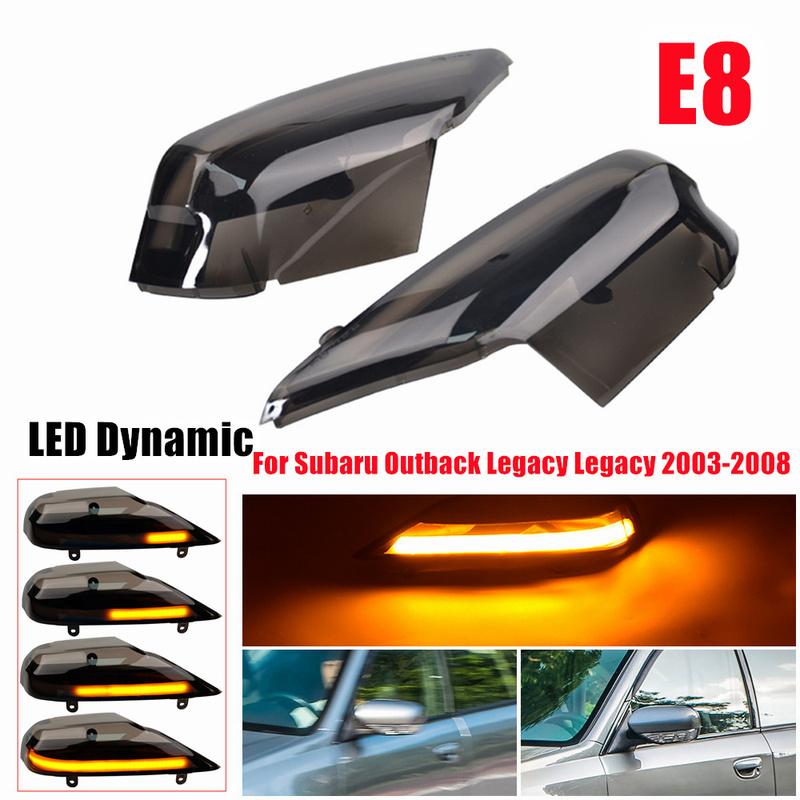 2 Stück LED Auto Rückspiegel Seiten Spiegel Blinker Leuchte Rückspiegel Repeater Lampe Für Subaru Outback Legacy Forester 2003-2008