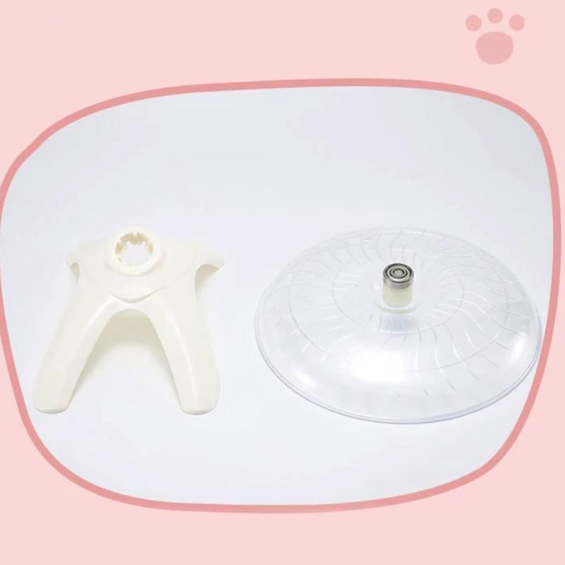 Simple Hamster Running Wheel Dish Fashion Exercise Disk Noise Complimentary Plastic Small Pet Activity Toy