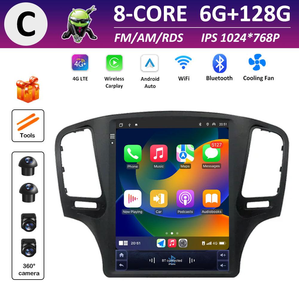 IPS Touch Screen Wireless Carplay for Roewe 350 2010 2011 2012 2013 - 2016 Android Auto GPS Navigation Bluetooth DSP Stereo WIFI