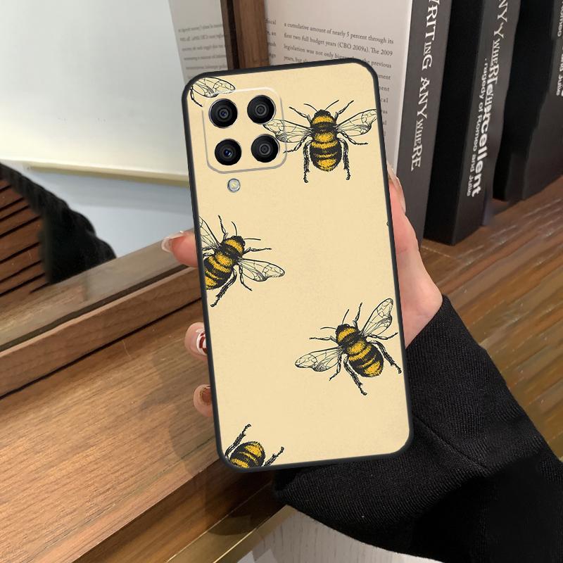 Bee Honey Cover For Samsung Galaxy M23 M33 M53 M13 M51 M11 M31s M30s M12 M32 M52 M20 M14 M34 M54 Case