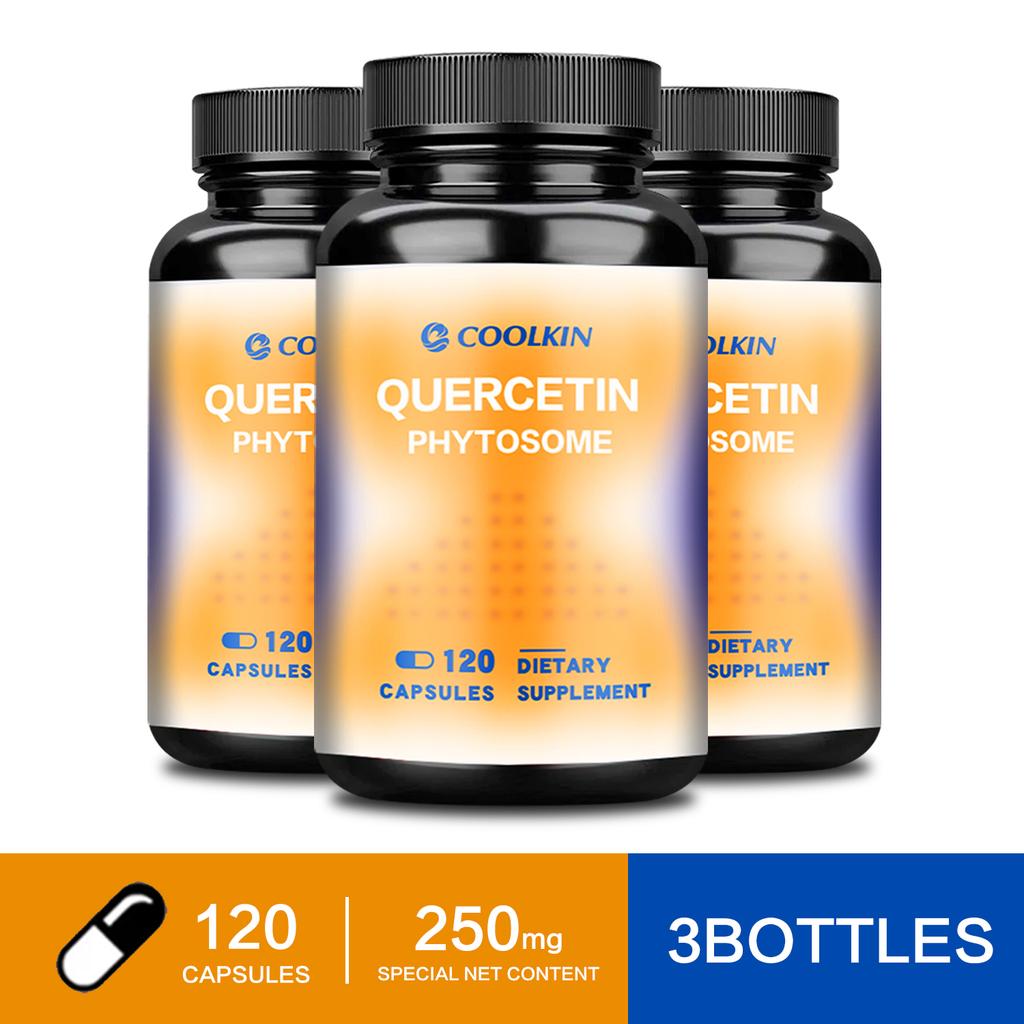 Integratore vegetale di quercetina, 250 mg, alto tasso di assorbimento, formula potente