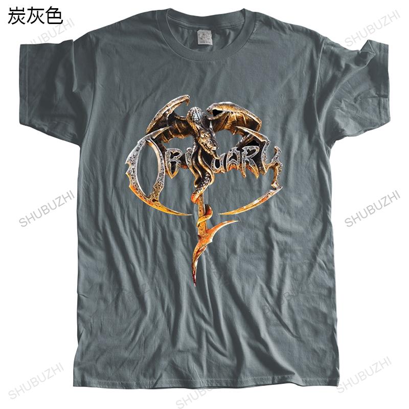 Cotton O-Neck Customised T-shirt OBITUARY Obituary T Shirt Cool Funny Tee-Shirt Unisex High Quality Fashion Tees