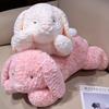 Cartoon Animal White Rabbit Plush Toy Soft and Comfortable Pink Rabbit Stuffed Doll Gifts For Girl