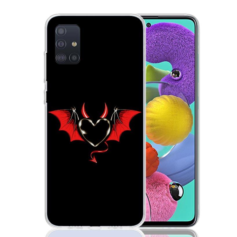 Gothic Vampire Scarlet Art Phone Case for Samsung Galaxy A52 A51 A50S A12 A22 A32 A72 A10S A30S A31 A71 Note 20 Ultra 10 Plus S1