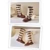 Children's Boots, Single Boots, High Waisted Straps, Side Zippers Boots