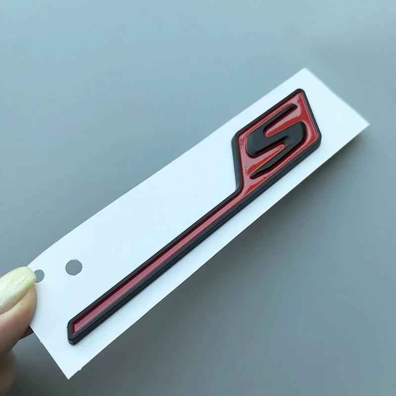 Long Underline S R C Badge ABS Car Emblem for Mercedes Benz AMG C63S E63S GTS GT63S GLC63S A45S CLA45S GLE63S Trunk Logo Sticker XG1