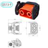 QS13 High-Current 300A Connector for Energy Storage: 2+8 Pin Male-Female Plug for Drones