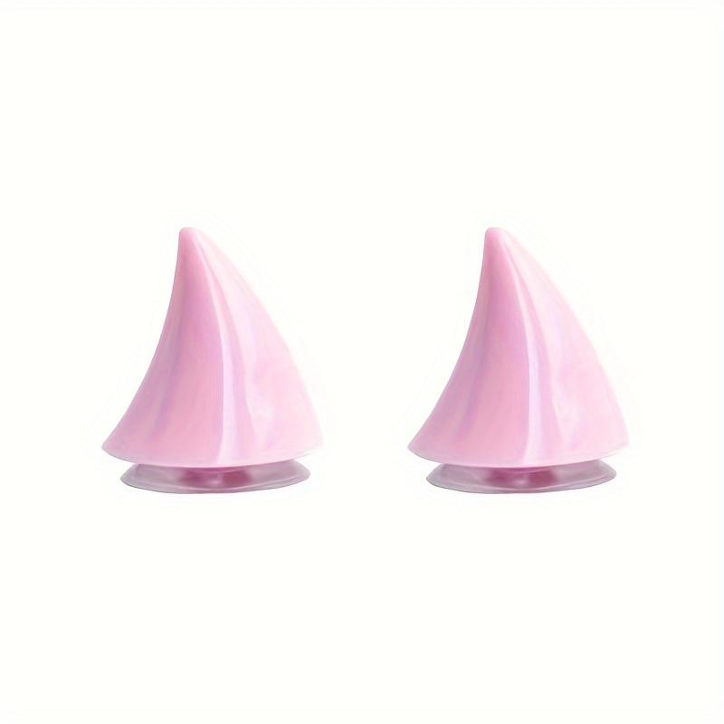 

1 Pair Scooters And Motorcycle Helmets Devil Corners Decor Retro Easy-To-Use Suction Cups, Suitable for Most Helmets Decor розовый