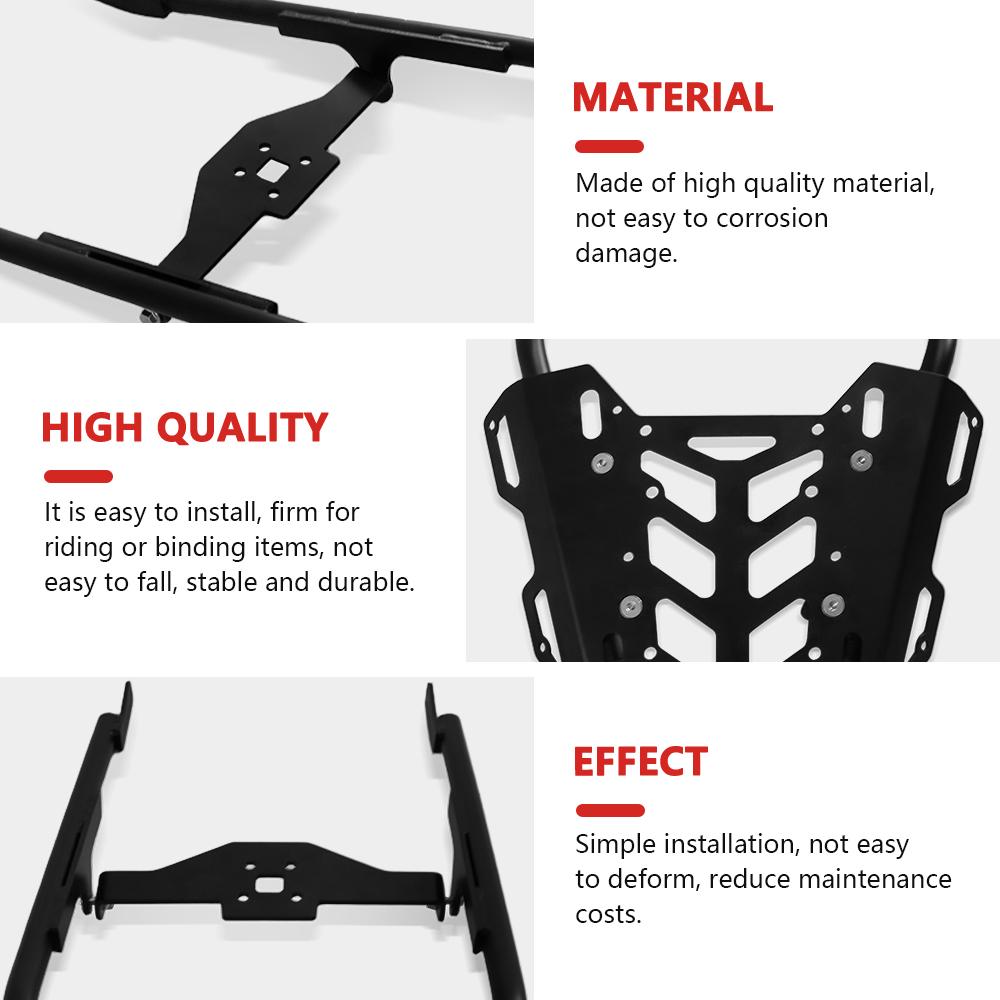 For ZX4RR 2025 ZX-4R SE ZX-25R 2020-2025 Motorcycle Rear Luggage Rack Case Shelf Holder Carrier Storage Box Bracket