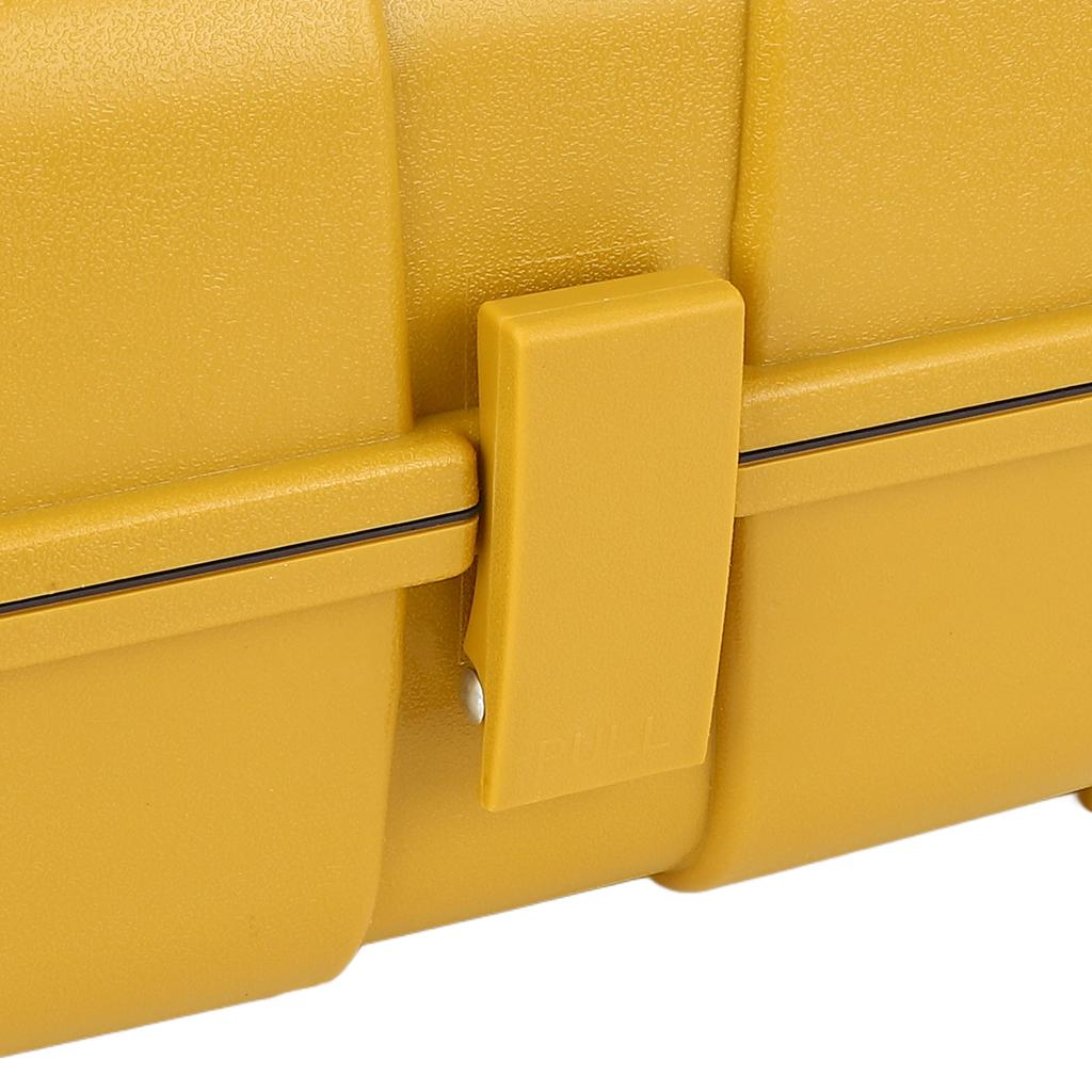 Surveying Level Case Leveling Instrument Case Single Lock Plastic Total Station Level Storage Box for Surveying Equipment Yellow