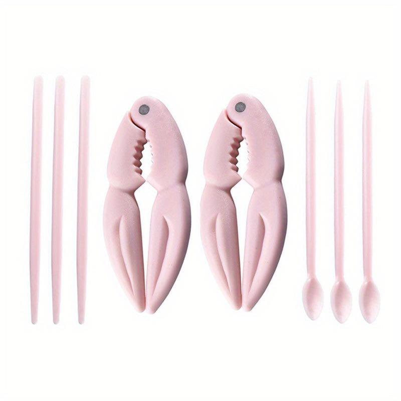 Crab Leg Crackers and Lobster Claw Tools Efficient Nut Sheller for Seafood Enthusiasts Portable Eating Utensils Kitchen Gadgets