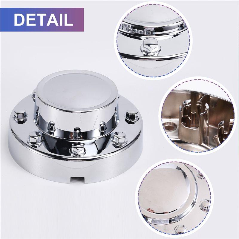 Front& Rear Dually Chrome Wheel Center Hub Cap Covers 68081010AA, 68081015AC For Dodge Ram 3500 2011-2018