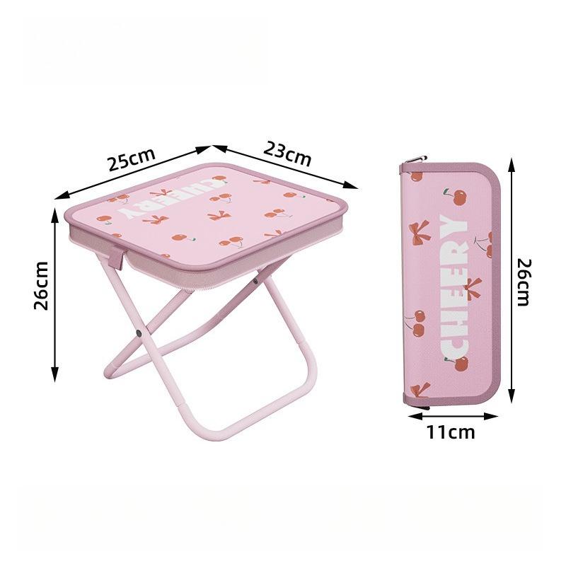 Folding Folding, Outdoor Portable, Carry-on, Camping Picnic Handbag Small Horse, Fishing Stool, Strap Model